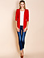  TS Contrast Color High Shoulder Cardigan