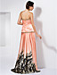  A-line Sweetheart Floor-length Evening Dress