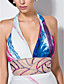  Sheath/Column V-neck Halter Floor-length Chiffon Dress