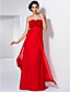  Sheath/Column Sweetheart Floor-length Chiffon Evening Dress