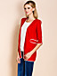  TS Contrast Color High Shoulder Cardigan