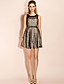  TS Sleeveless Lace Princess Belt Dress