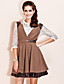  TS Leather Patch Swing Dress