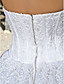  Ball Gown Sweetheart Strapless Knee-length Lace Wedding Dress