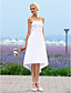  Debonaire A-line Strapless Asymmetrical Taffeta Wedding Dress