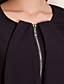  ts unebenen ruffle Reißverschlußjacke