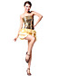  Dancewear Chiffon with Sequins Performance Latin Dance Dress For Ladies More Colors