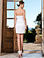  Sheath/Column Sweetheart Asymmetrical Chiffon Evening Dress With Removable Train