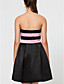  A-line Short/Mini Satin Bridesmaid Dress With Crystal Detailing