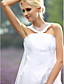  A-line Scoop Knee-length Tulle Wedding Dress