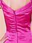  Mantel / Spalte V-Ausschnitt bodenlangen Satin Mutter der Braut Kleid