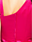  Sheath/ Column Straps Short/ Mini Satin Bridesmaid Dress
