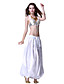 Dancewear Satin with Tassels and Sequins Belly Dance Performance Top and Bottom for Ladies More Colors