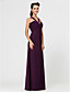  Sheath/Column Sweetheart Floor-length Chiffon Bridesmaid Dress