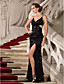  Trumpet/Mermaid V-neck Floor-length Sequined Evening Dress