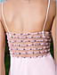  Sheath/Column Spaghetti Straps Asymmetrical Chiffon Evening Dress