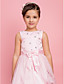  A-line Jewel Floor-length Organza Flower Girl Dress