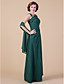  MIGNON - kjole til brudens mor i chiffon Med sjal