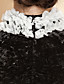  TS Simplicity Chiffon Ruffle Velvet Sleeveless Dress
