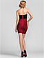  Sheath/Column Strapless|Sweetheart Short/Mini Rayon Bandage Dress