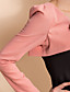  TS Contrast Kleur Two Piece Net als met lange mouwen Jurk