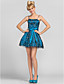  Ball Gown Spaghetti Straps Short/Mini Tulle Cocktail Dress