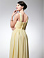  Sheath/Column Scoop Floor-length Chiffon Bridesmaid Dress