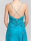  Sheath/Column V-neck Knee-length Chiffon Cocktail Dress
