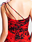  Trumpet/Mermaid One Shoulder Floor-length Taffeta Evening Dress