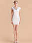  TS High End V Neck Handmade Beads Lace Sheath Dress