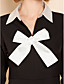  TS Black And White Bow Swing Dress