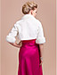  Elegant Long Sleeve Faux Fur Evening/Wedding Jacket/Wrap