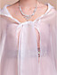  Extra Long Sleeveless Voile Wedding/Evening Hood/Poncho (More Colors)