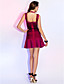  A-line Sweetheart Straps Sleeveless Short/Mini Bandage Dress