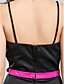  A-line Straps Knee-length Satin Cute Bridesmaid Dress with Removale Straps