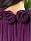  A-line Jewel Knee-length Chiffon Bridesmaid/Wedding Party Dress