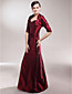  A-line Sweetheart Floor-length Taffeta Mother of the Bride Dress With A Wrap