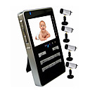 Wireless DVR Baby Monitor 4X Rechargable Li-battery Cameras AF009 (Start From 5 Units) Free Shipping