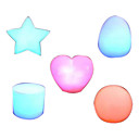 1 pc multi-couleur / forme de décoration de Noël illuminé (sdbc014) (à partir de 300 unités) Livrais