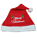 Deluxe Embroidered Non-woven Christmas Red Hat (FS013)(Start From 50 Units)-Free Shipping