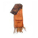 Brown Shades Fringed Scarf (YFF121) (Start From 50 Units)Free Shipping