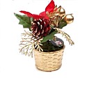 Artificial Potted Flower Christmas Ornament (SDBG133) (Start From 50 Units)-Free Shipping