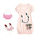 1-pc sourire shirt long / robe, une taille (yfns039) (à partir de 10 unités) Livraison gratuite