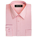 Classical Men's Long Sleeve Gingham Wrinkle Dress Shirt (QRJ009) -Free Shipping by Air Mail