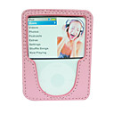 Pink Leather Case for iPod Nano 3rd (ip008)