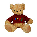 urso vestido bicho de pelúcia, 44 centímetros (xkdx010)