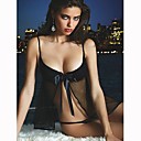 Fabulous Sexy Fabric Baby Doll & Panties / BLACK (LRB2060)