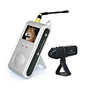 2,5-Zoll-Wireless a / v Babyphone mit wiederaufladbaren kabellosen Kamera