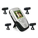 2.4Ghz 2.5 Inch Four Channel MP4 Baby Monitor with 4x Rechargable Li-battery Camera