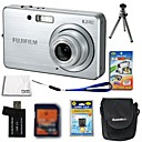 FUJIFILM Fuji FinePix J10 8.2MP Digitalkamera + 2GB SD Card + Ersatzakku + 6 Bonus